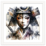 Ink Veil Asian Warrior Woman Portrait thumbnail