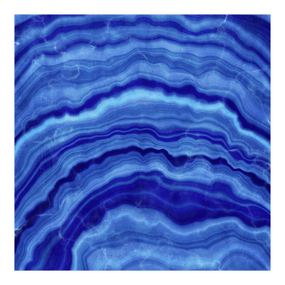 Blue Agate Texture 02 (Print Only)