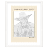 Portrait of Patience Escalier (1888) - Vincent van Gogh(ascii art) thumbnail