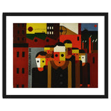 Die Arbeitsmaenner - The Workmen. Oil on canvas. thumbnail