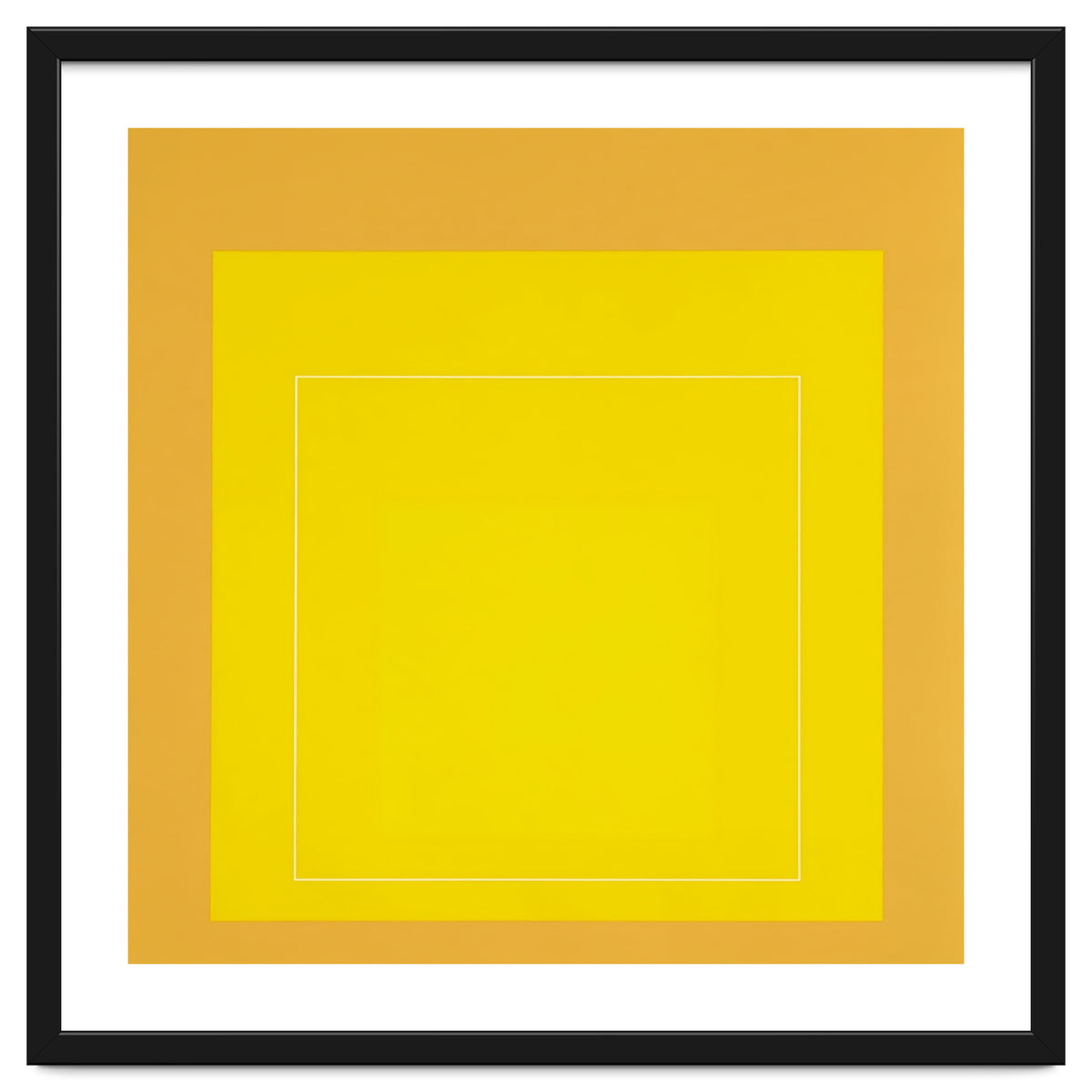 JOSEF ALBERS - HOMAGE TO THE SQUARE YELLOW