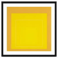 JOSEF ALBERS - HOMAGE TO THE SQUARE YELLOW