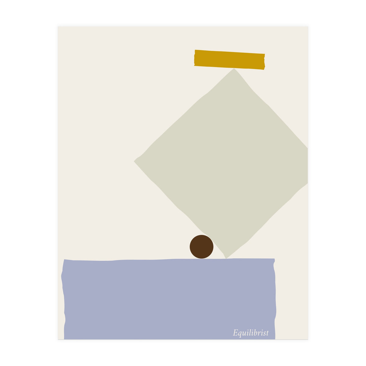 expectant iteration equilibrist (Print Only)