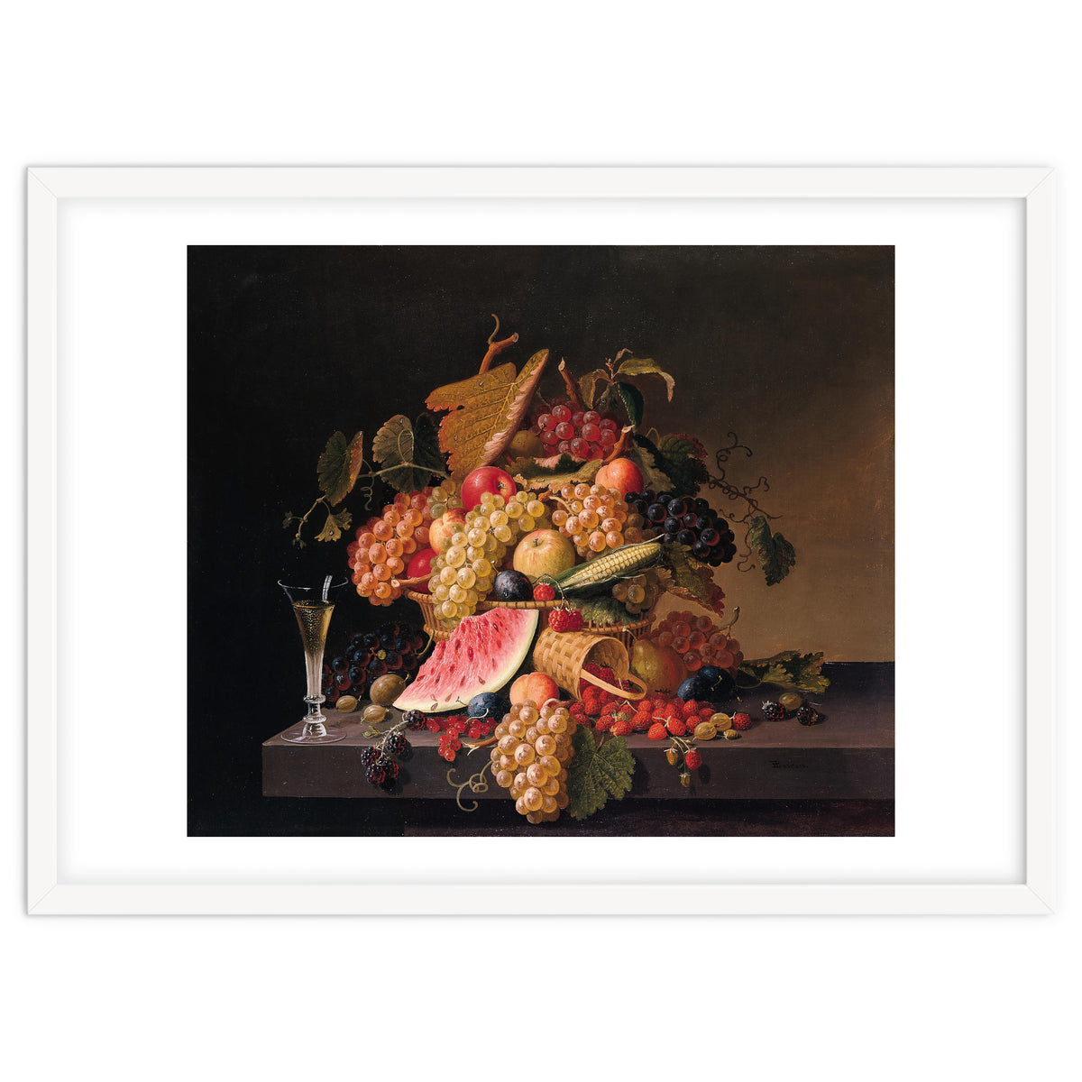 Paul Lacroix (Activo en Nueva York, entre 1855 y 1869-). The Abundance of Summer (s.f). Oil on ca...