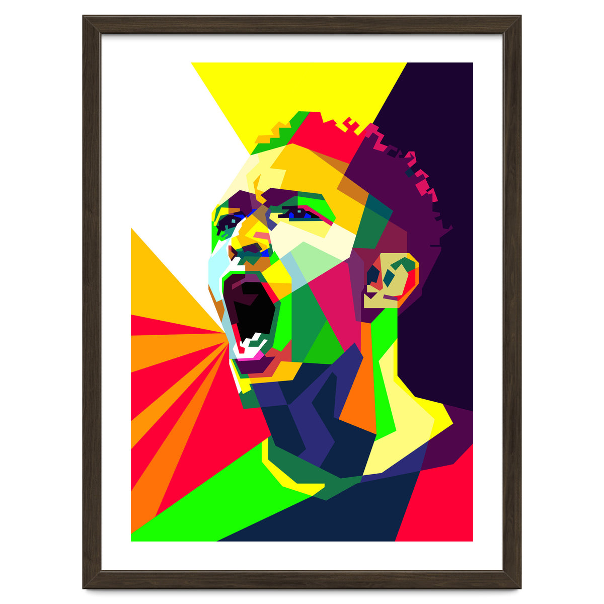 Jude Bellingham Football Pop Art WPAP