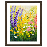 Sun-Drenched Wildflower Meadow Oil Painting thumbnail