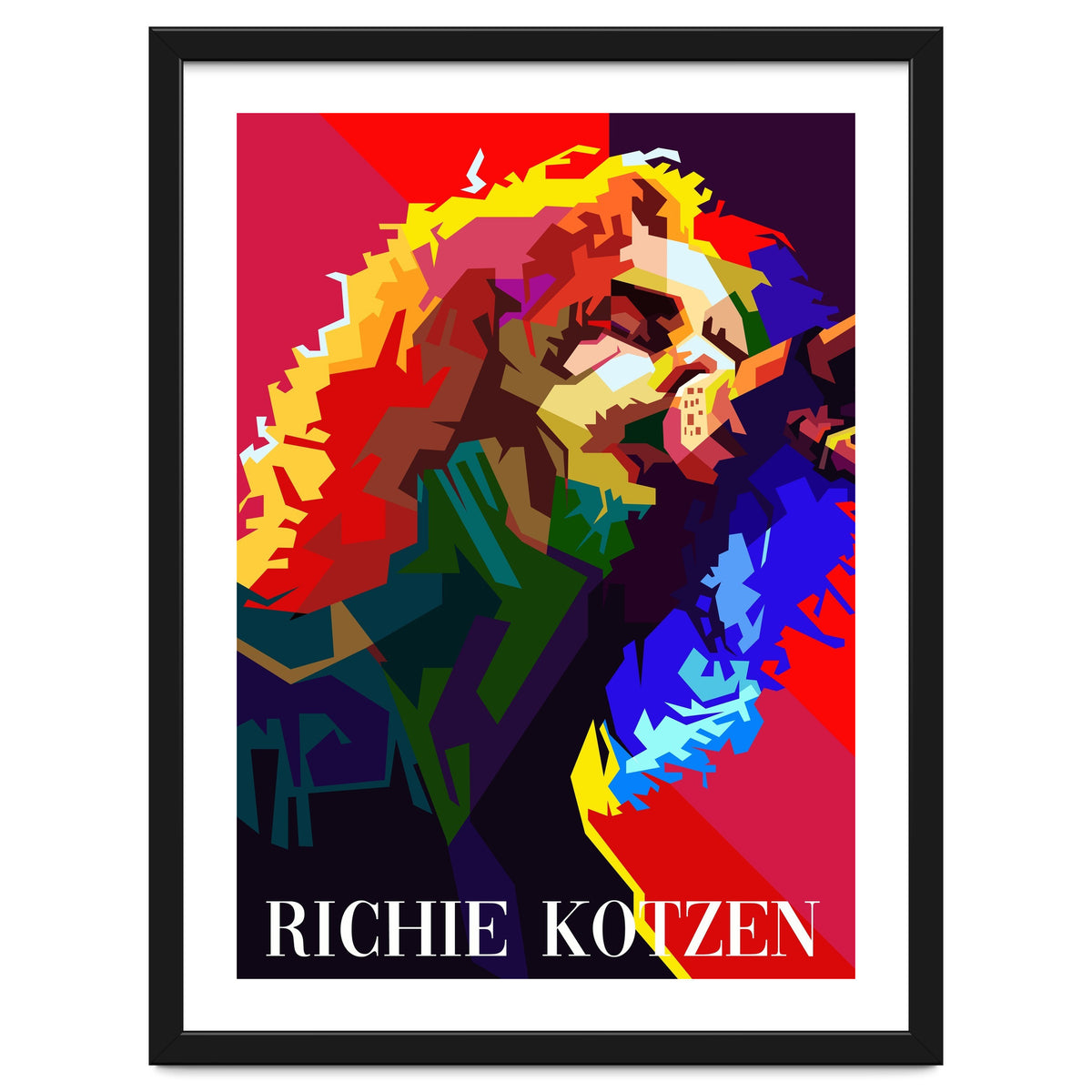 Richie Kotzen American Guitarist Singer Pop Art WPAP