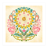 Solar Folk Art Mandala (Print Only) thumbnail