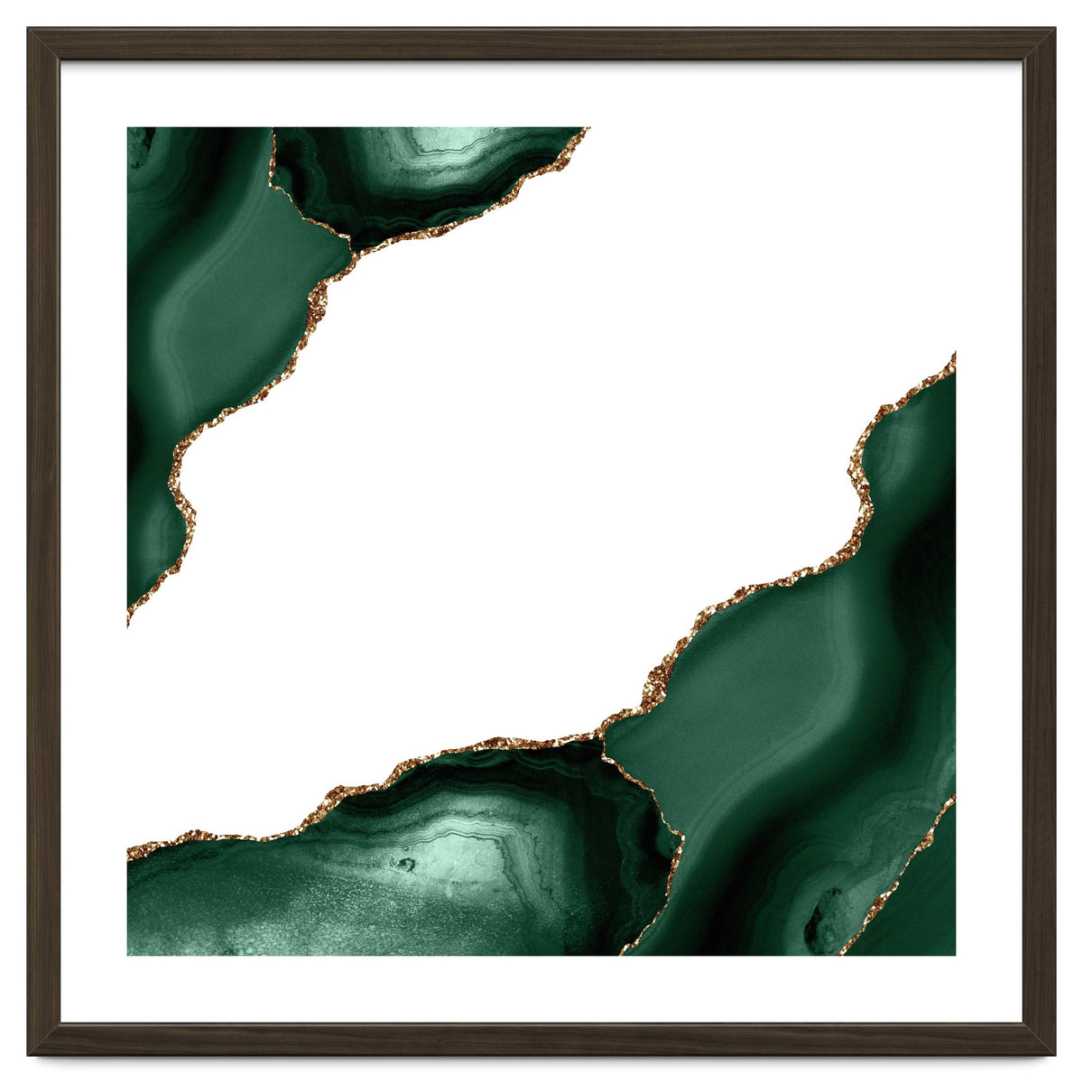 Emerald & Gold Agate Texture 16
