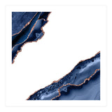 Navy & Rose Gold Agate Texture 27 (Print Only) thumbnail