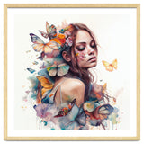 Butterfly Muse Watercolor Portrait thumbnail