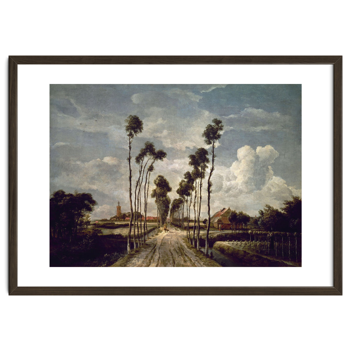 'The Avenue at Middelharnis', 1689, Oil on canvas, 103 x 141 cm.