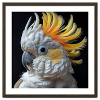 White Cockatoo With Yellow Crest Portrait