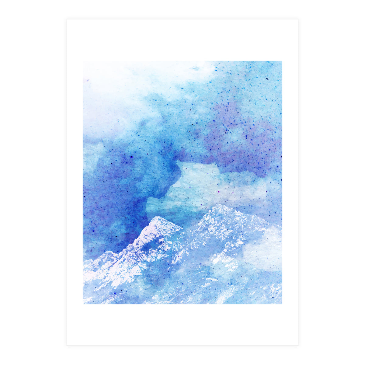 Snowy Mountain (Print Only)