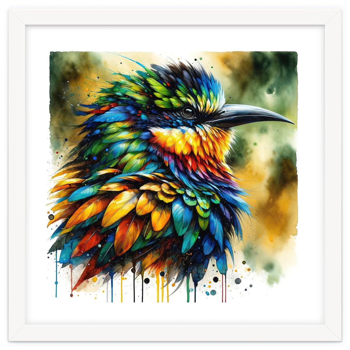 Vibrant Tropical Bird Portrait