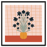 Floral Vase Orange