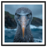 Majestic Albatross Facing Camera Over Ocean thumbnail