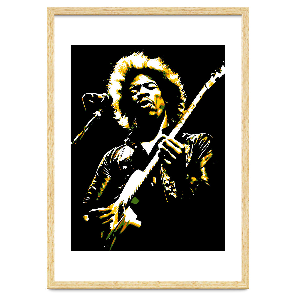 Jimi Hendrix in Pop Art