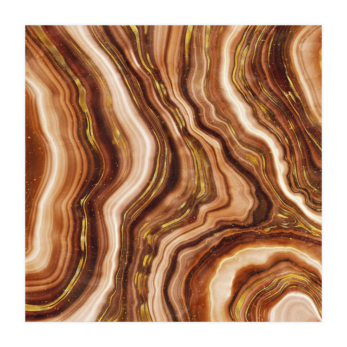 Golden Agate Texture 04 (Print Only)