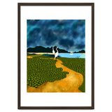 Great Egrets On Honeymoon Island, Heron Wildlife Painting Nature Landscape, Travel Dark Scenic Birds Love Animals Lake Bohemian thumbnail