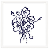 flowers line art thumbnail
