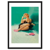 Sexy Pinup Girl With Phone Number For You thumbnail