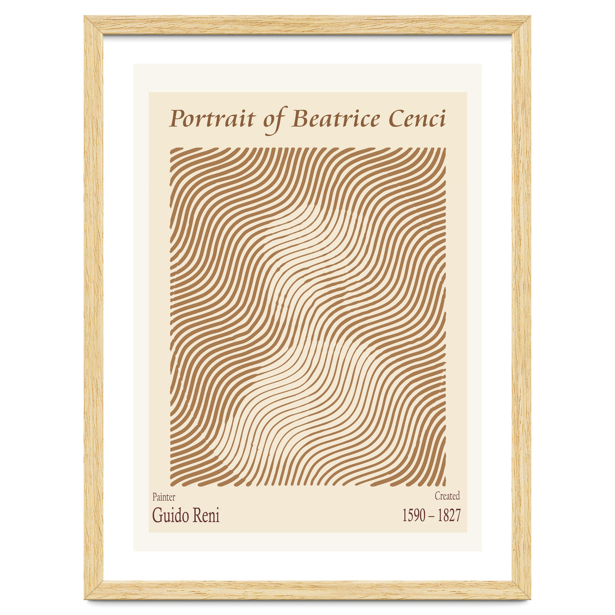 Portrait Of Beatrice Cenci (1590 – 1827) – Guido Reni (italian, 1575 1642)