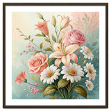 Elegant Pastel Floral Bouquet Illustration thumbnail