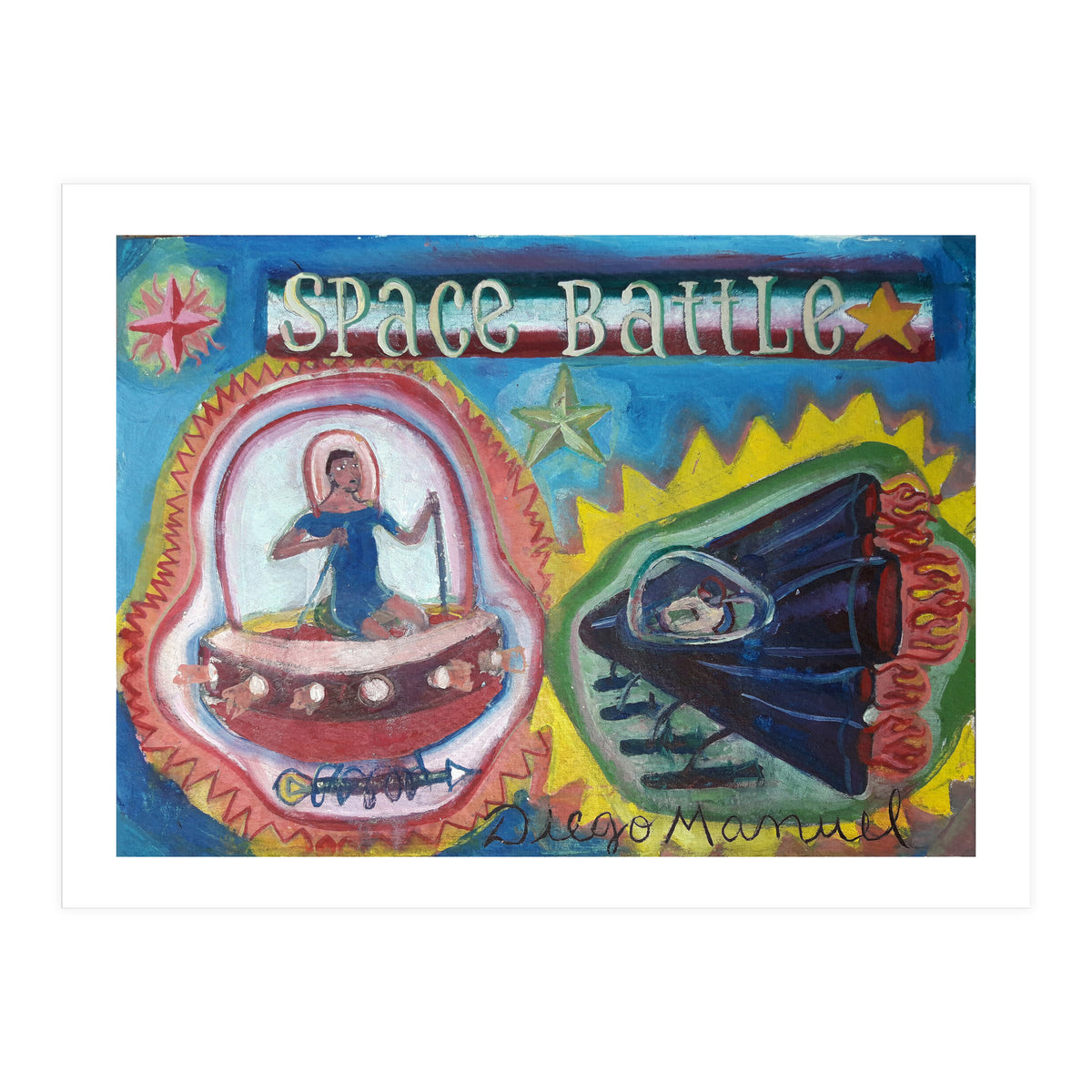 Space Battle 2 (Print Only)