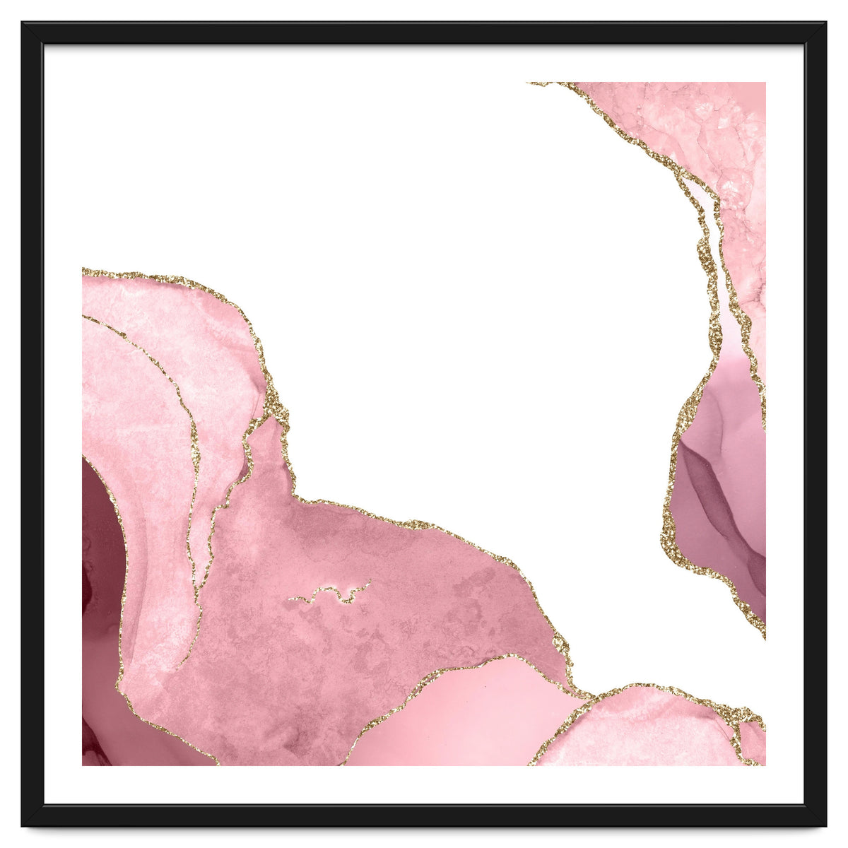 Blush & Gold Agate Texture 07
