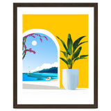 A Peek Ahead, Travel Ocean Beach Sea Tropical, Architecture Arch Boat Summer, Bougainvillea Eclectic Bohemian thumbnail