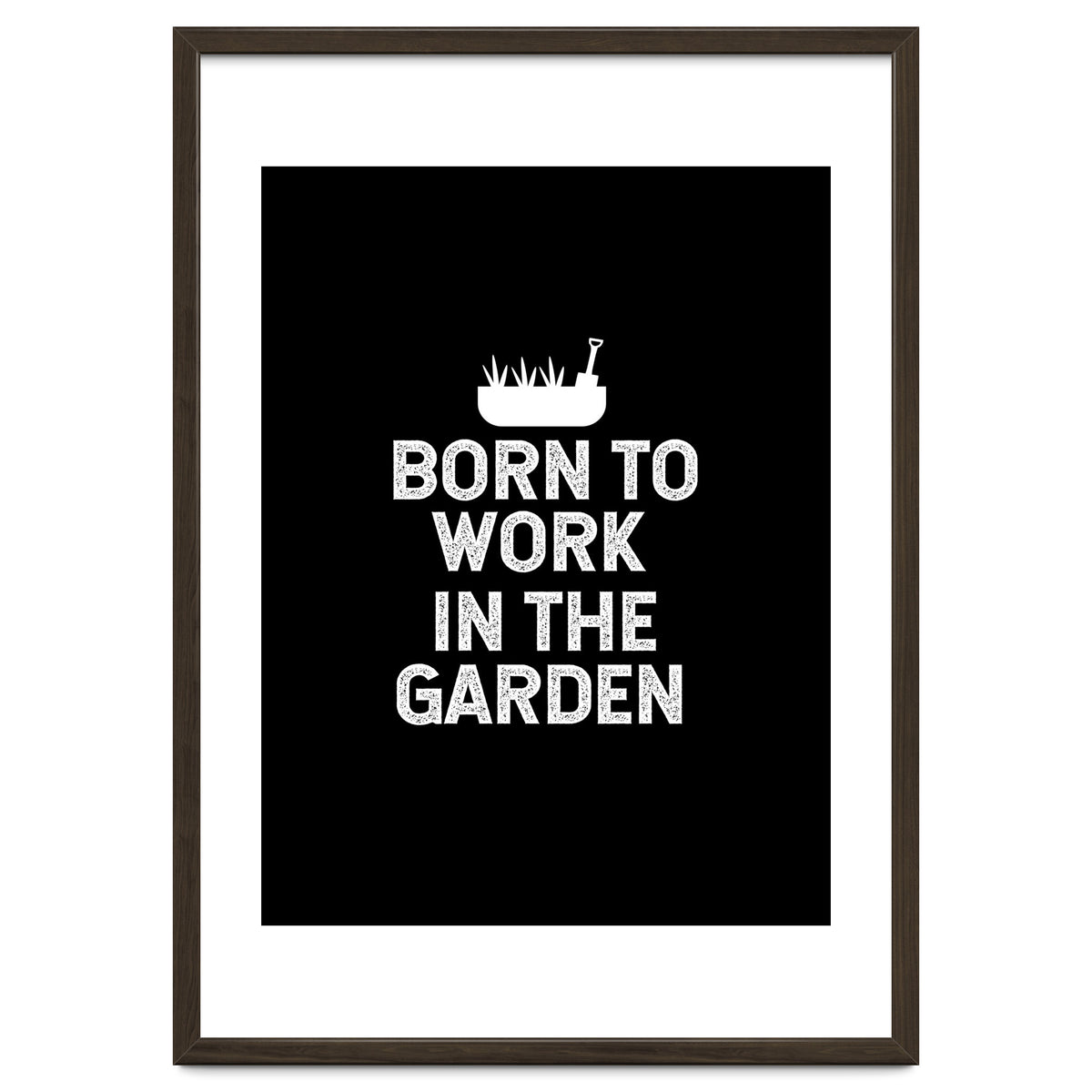 Born to work in the garden