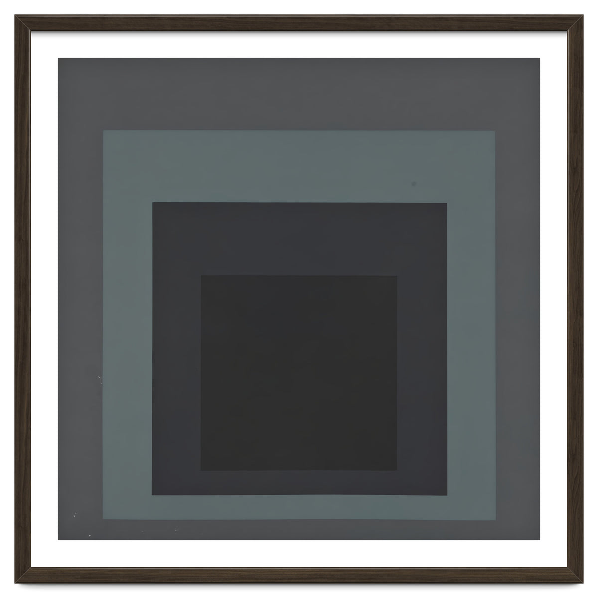 JOSEF ALBERS - HOMAGE TO THE SQUARE BLACK GREY