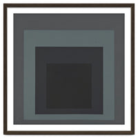 JOSEF ALBERS - HOMAGE TO THE SQUARE BLACK GREY