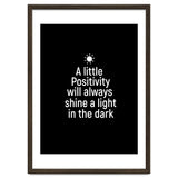 A little positivity will always shine a light in the dark thumbnail