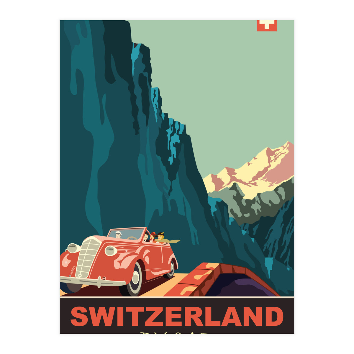 Switzerland By Car (Print Only)