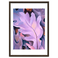 Georgia O’Keeffe – Purple Leaves (1922) | Elegant Botanical Modernist Composition in Rich Violet Tones