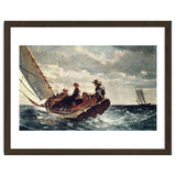 Winslow Homer: Breezing Up (A Fair Wind). Date/Period: 1873 - 1876. Painting. thumbnail