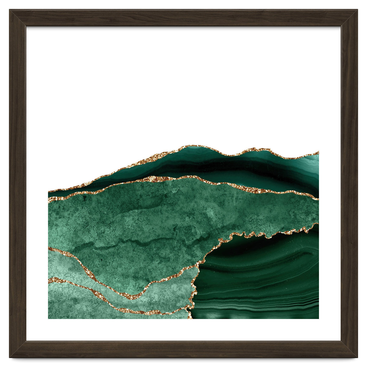 Emerald & Gold Agate Texture 06