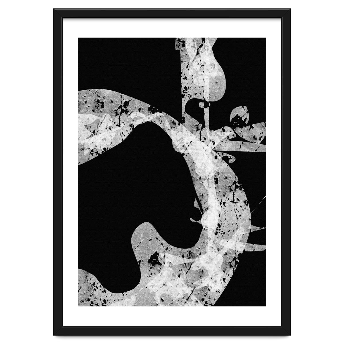 Black and White Abstract