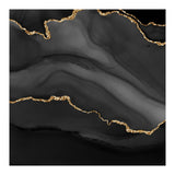 Black & Gold Agate Texture 01  (Print Only) thumbnail