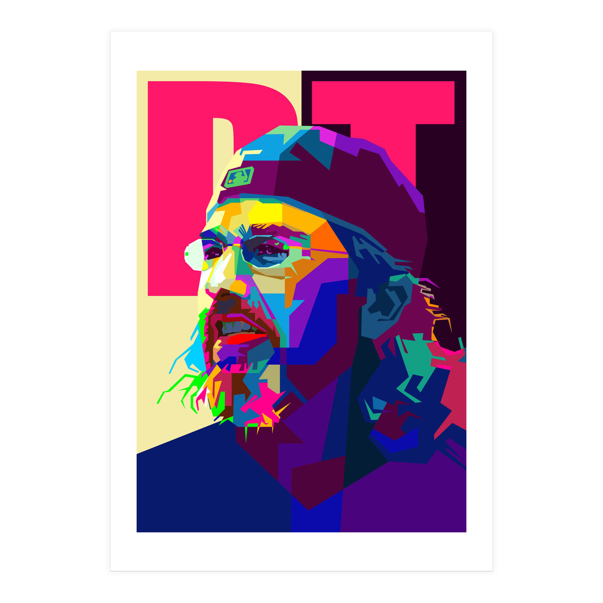Mike Portnoy Drum Musician Pop Art WPAP (Print Only)