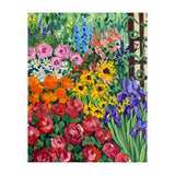 Vibrant Summer Cottage Garden Oil Painting (Print Only) thumbnail