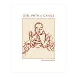 Girl With A Candle – Jean Baptiste Santerre (Print Only) thumbnail