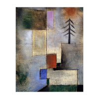 Paul Klee Small Fir Tree Abstract Painting (Print Only)