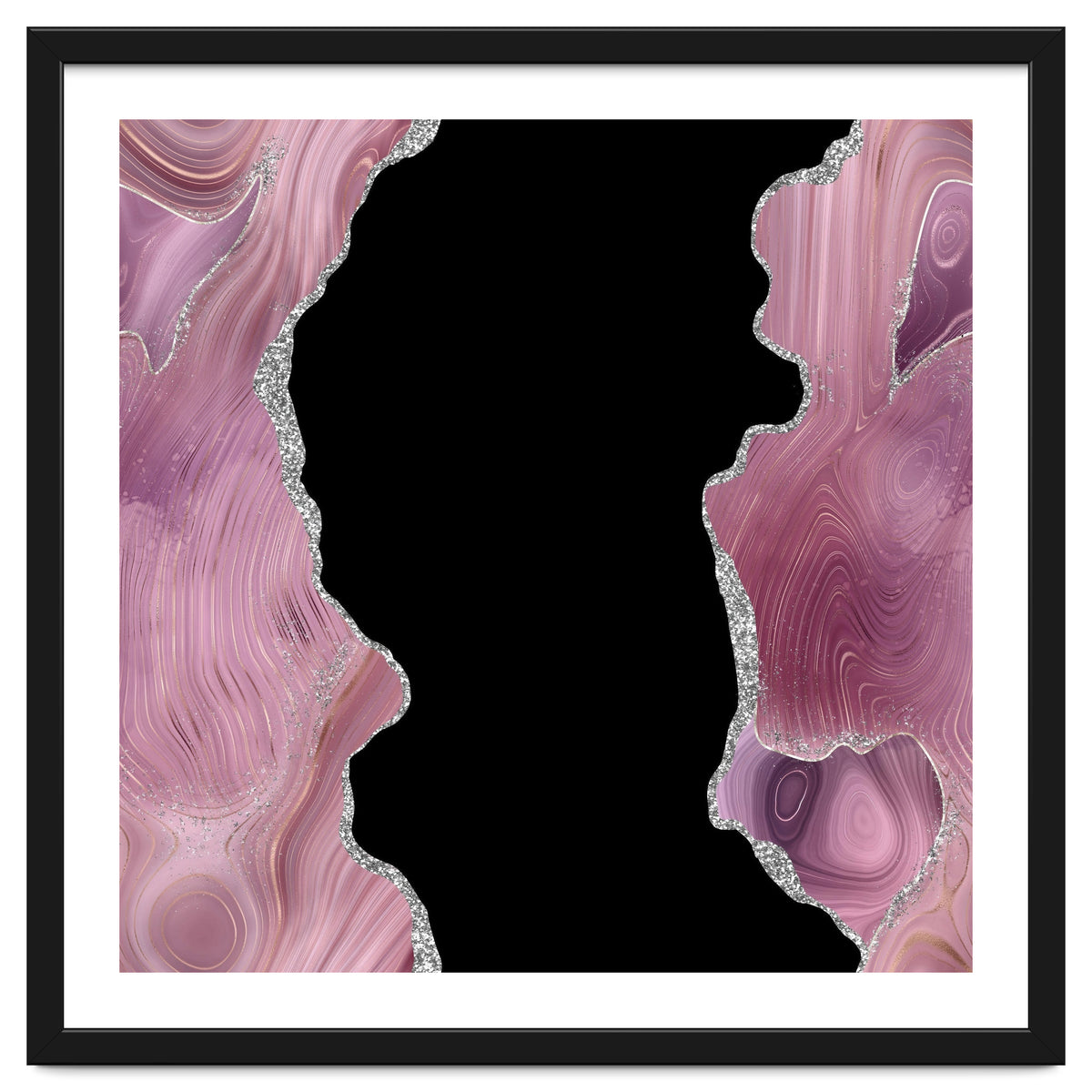 Mauve & Silver Agate Texture 02