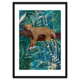 Leopard wearing shoes in the jungle thumbnail