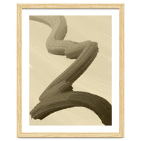 Brushstrokes in Sepia