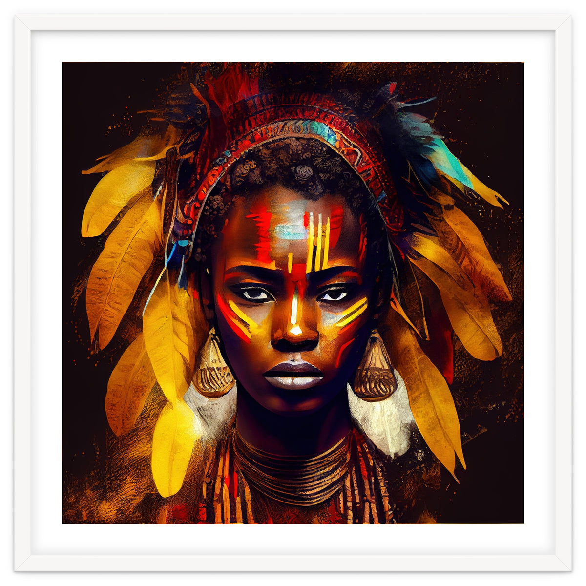 Powerful African Warrior Woman #2