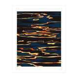 Sunset Reflection, Positivity Hope Growth Optimism Mindset, Nature Marble Dark Ocean (Print Only) thumbnail